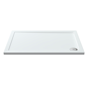 Aurora Pearlstone Rectangular Shower Tray & Riser Kit Standard Large Image
