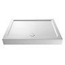 Aurora 1600 x 800mm Stone Rectangular Shower Tray + Riser Kit Large Image