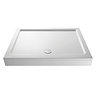 Aurora 1600 x 900mm Stone Rectangular Shower Tray + Riser Kit Large Image
