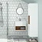 Aspen Round Wall Hung Mirror In Bathroom Large Image