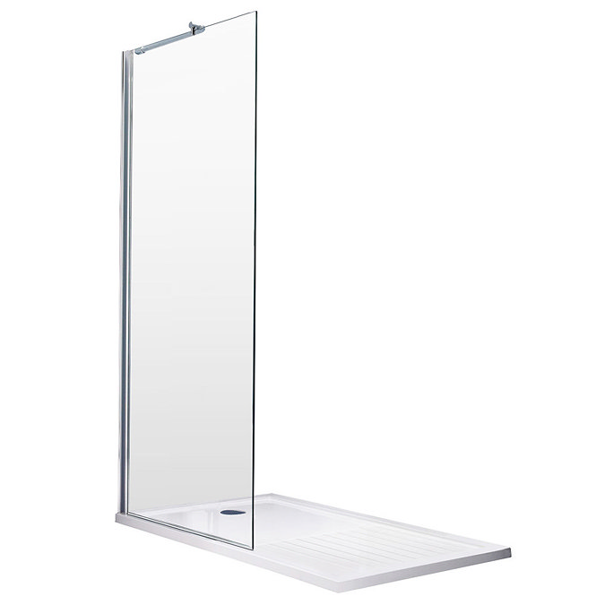 Aurora Walk In Shower Enclosure 8mm & Tray (1400 x 900mm) Standard Large Image