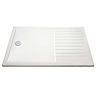 Aurora Walk In Shower Enclosure 8mm & Tray (1700 x 800mm) Profile Large Image