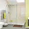 Aurora Walk In Shower Enclosure 8mm & Tray (1700 x 800mm) Large Image