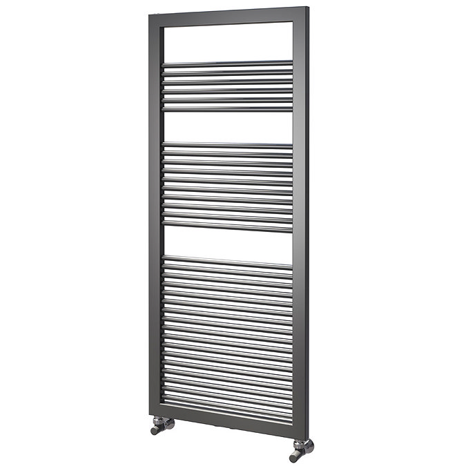 Asquiths Mineral Anthracite H1200 x W500mm Round Tube Vertical Radiator - HEA3102 Large Image