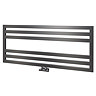 Asquiths Mineral Anthracite H500 x W1200mm Flat Tube Horizontal Radiator - HEB3106 Large Image
