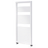 Asquiths Mineral White H1200 x W500mm Round Tube Vertical Radiator - HEA0101 Large Image