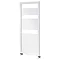 Asquiths Mineral White H1200 x W500mm Round Tube Vertical Radiator - HEA0101 Large Image