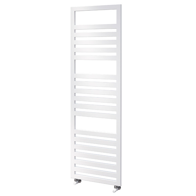Asquiths Mineral White H1600 x W500mm Flat Tube Vertical Radiator - HEB0109 Large Image