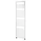 Asquiths Mineral White H1800 x W500mm Round Tube Vertical Radiator - HEA0103 Large Image