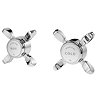 Asquiths Restore Crosshead Bath Taps - TAE5319  Profile Large Image