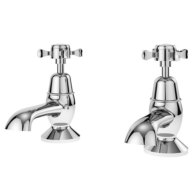 Asquiths Restore Crosshead Bath Taps - TAE5319 Large Image
