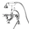 Asquiths Restore Crosshead Deck Mounted Bath Shower Mixer with Shower Kit - TAE5323 Large Image