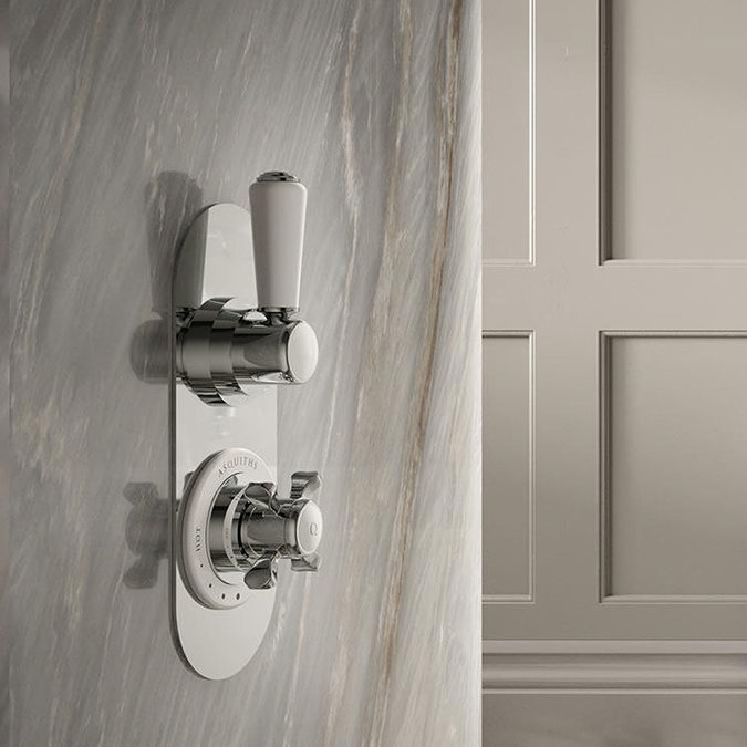 Asquiths Restore Twin Concealed Shower Valve - SHE5314 Profile Large Image