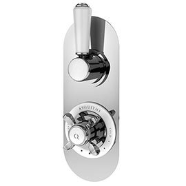 Asquiths Restore Twin Concealed Shower Valve With Diverter - SHE5315 Medium Image