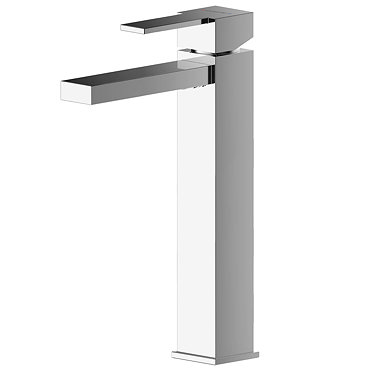 Asquiths Revival Tall Mono Basin Mixer With Push-Button Waste - TAC5109  Profile Large Image