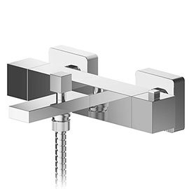 Asquiths Revival Thermostatic Wall Mounted Bath Shower Mixer - TAC5128 Medium Image