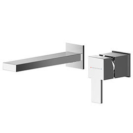 Asquiths Revival Wall Mounted Basin Mixer (2TH) Without Backplate - TAC5112 Medium Image