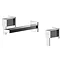 Asquiths Revival Wall Mounted Basin Mixer (3TH) Without Backplate - TAC5114 Large Image