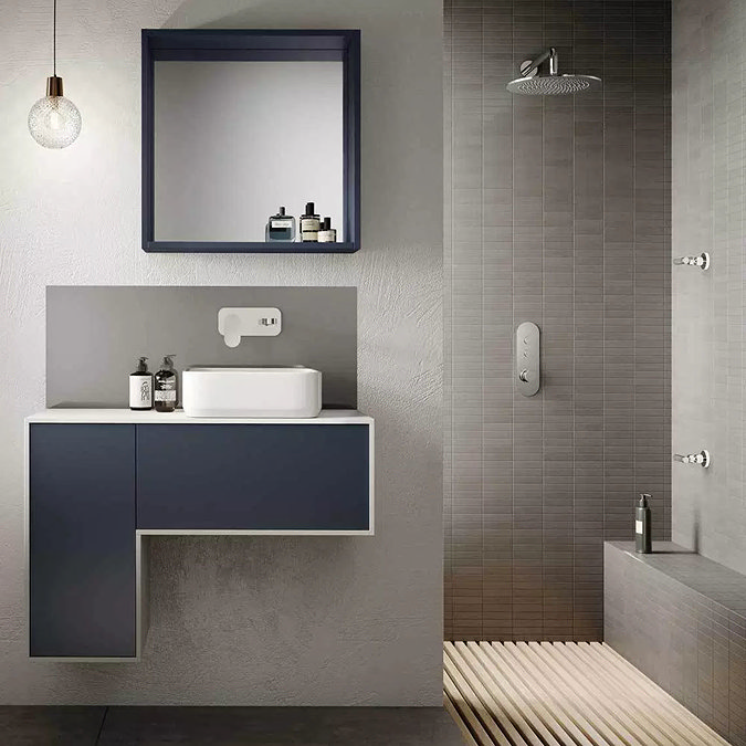 Asquiths Sanctity Push Button Shower Valve (Twin Outlet) - SHA5102 Profile Large Image