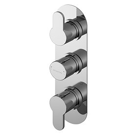 Asquiths Sanctity Triple Concealed Shower Valve With Diverter - SHA5117 Large Image