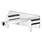 Asquiths Sanctity Wall Mounted Basin Mixer (3TH) With Backplate - TAA5115 Large Image