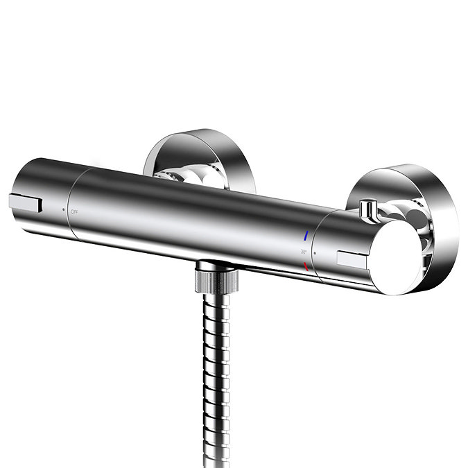 Asquiths Solitude Exposed Thermostatic Shower Bar Valve - SHB5110 Large Image