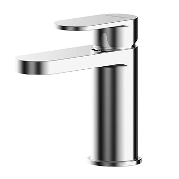 Asquiths Solitude Mini Mono Basin Mixer With Push-Button Waste - TAB5106  Profile Large Image
