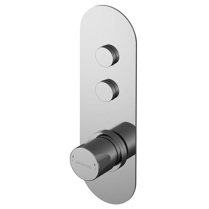Asquiths Solitude Push Button Shower Valve (Twin Outlet) - SHB5102 Large Image