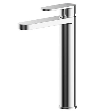 Asquiths Solitude Tall Mono Basin Mixer With Push-Button Waste - TAB5109  Profile Large Image
