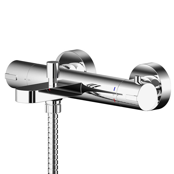 Asquiths Solitude Thermostatic Wall Mounted Bath Shower Mixer - TAB5128 Large Image