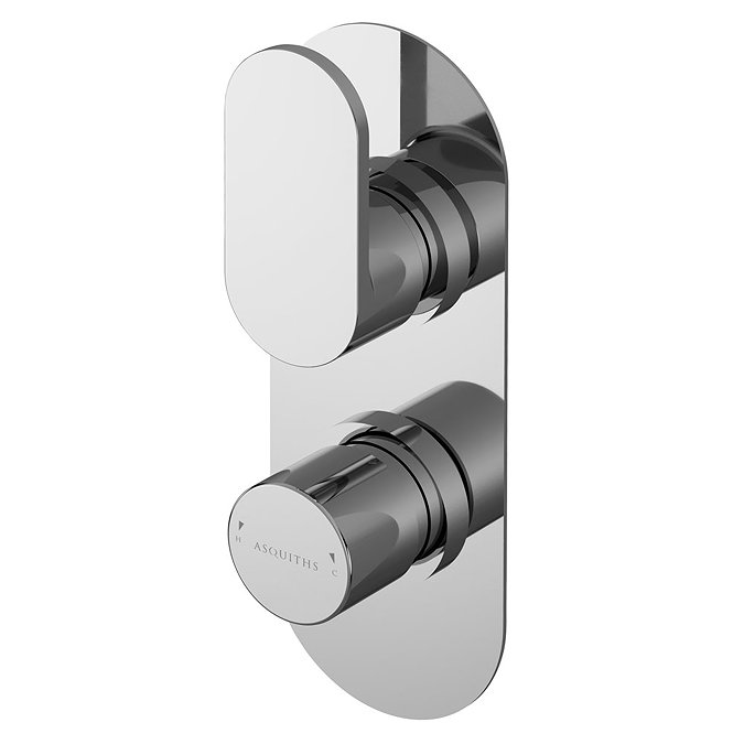 Asquiths Solitude Twin Concealed Shower Valve - SHB5114	 Large Image