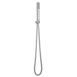 Asquiths Square Handset With Outlet Elbow With Parking Bracket & Flex - SHZ5153 Large Image