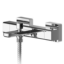 Asquiths Tranquil Thermostatic Wall Mounted Bath Shower Mixer - TAD5128 Medium Image