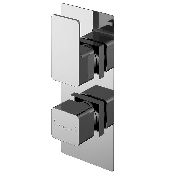 Asquiths Tranquil Twin Concealed Shower Valve With Diverter - SHD5115 Large Image