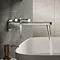 Asquiths Tranquil Wall Mounted Basin Mixer (3TH) Without Backplate - TAD5114  Profile Large Image