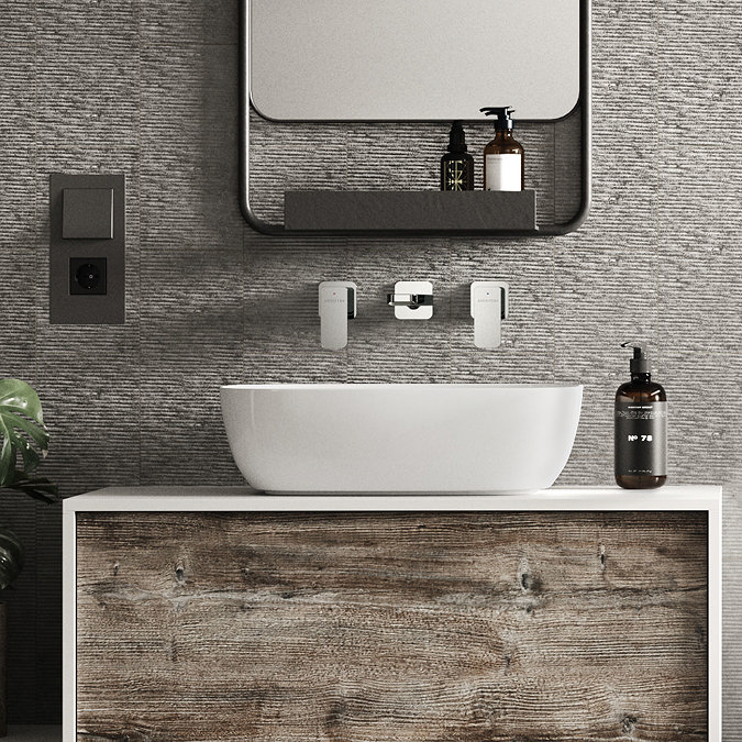 Asquiths Tranquil Wall Mounted Basin Mixer (3TH) Without Backplate - TAD5114 Feature Large Image