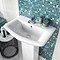 Premier Asselby 1 Tap Hole Ceramic Basin + Pedestal Set  Profile Large Image