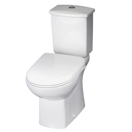 Premier - Asselby Ceramic Close Coupled Standard Toilet with Soft Close Seat Large Image