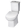 Premier - Asselby Ceramic Close Coupled Standard Toilet with Soft Close Seat Large Image