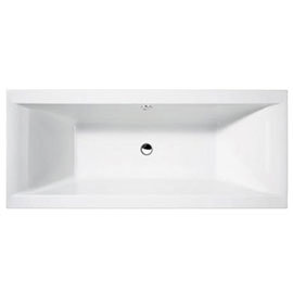 Asselby Square Double Ended Acrylic Bath Medium Image