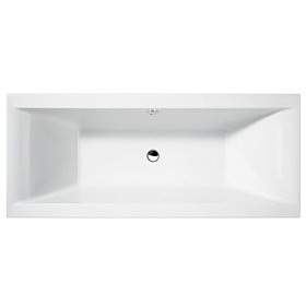 Asselby Square Double Ended Acrylic Bath Large Image