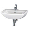 Premier Asselby Wall Hung Cloakroom Basin (500 x 375mm) - NCA204 Large Image