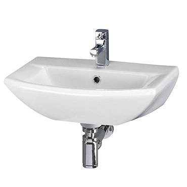 Premier Asselby Wall Hung Cloakroom Basin (500 x 375mm) - NCA204 Profile Large Image