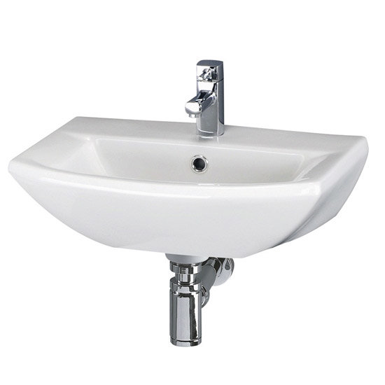 Premier Asselby Wall Hung Cloakroom Basin (500 x 375mm) - NCA204 Large Image