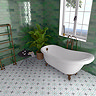 Astoria 1710 Roll Top Slipper Bath + Antique Brass Leg Set