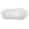 Astoria 1710 Roll Top Slipper Bath + Matt Black Leg Set