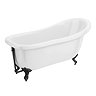Astoria 1710 Roll Top Slipper Bath + Matt Black Leg Set