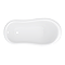 Astoria Black 1550 Roll Top Slipper Bath + Matt Black Leg Set