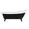 Astoria Black 1710 Roll Top Slipper Bath + Matt Black Leg Set