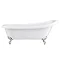 Astoria Roll Top Slipper Bath + Chrome Leg Set - 1710mm  Standard Large Image